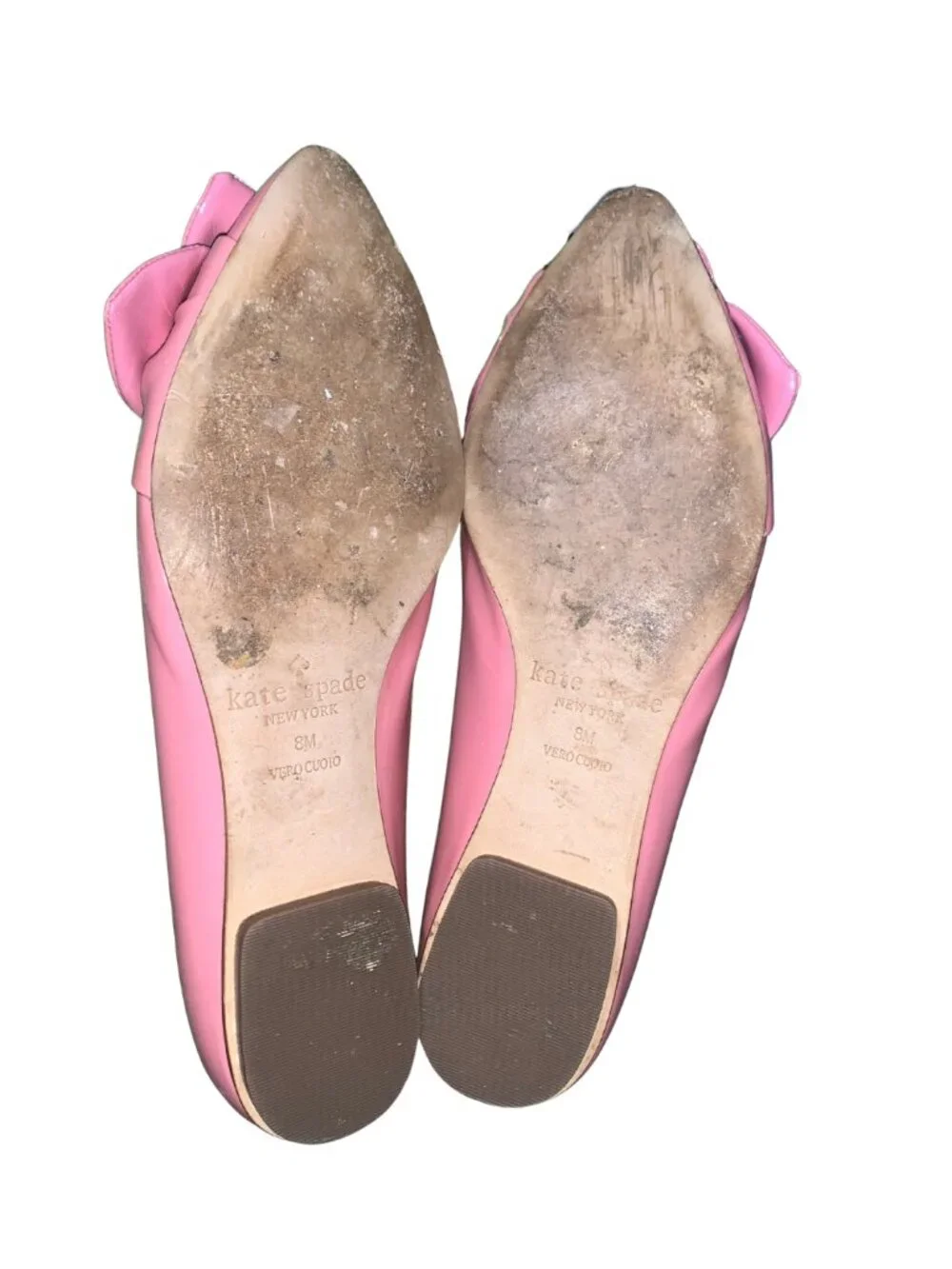 Kate Spade Nancy Flats in Moody Rose - Size 8 - Pre-Loved
